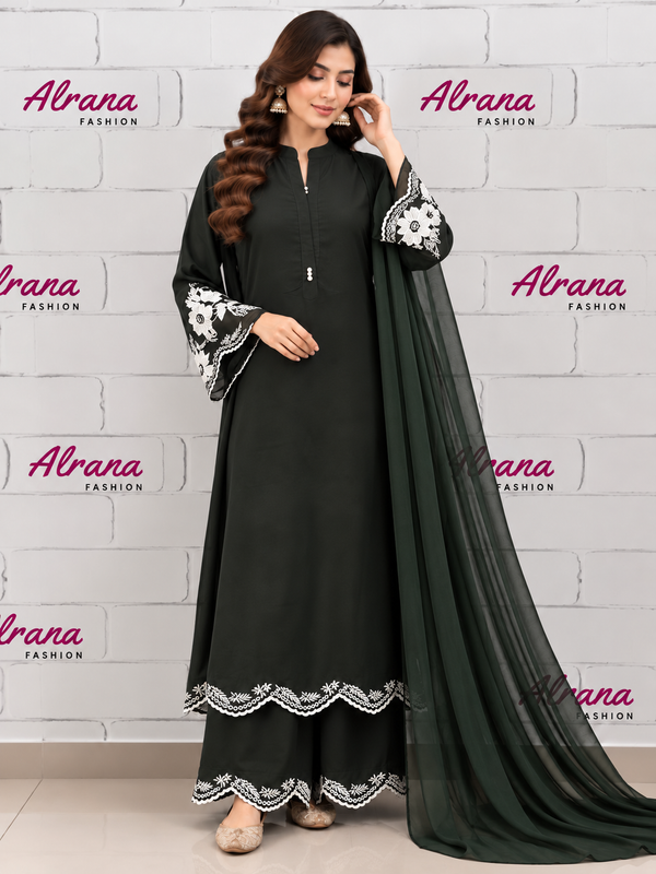 LONG KAFTAN EMBROIDERY SUIT 1