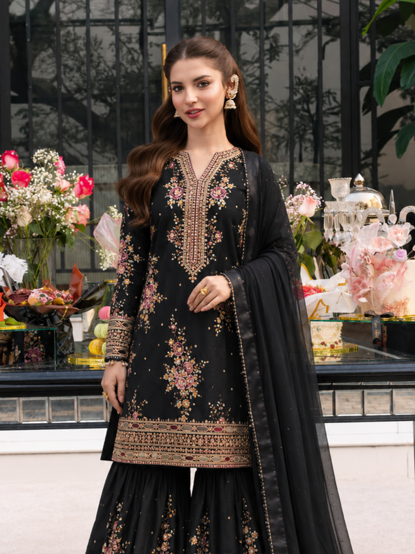 SATIN FARSHI SHALWAR SUIT
